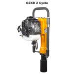 Yellow and black Skidril G2 XD - Cycle Gas Powered Post Driver