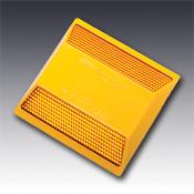 Model 921 Abrasion Resistant Two-Way Amber Reflective Plastic Pavement Marker