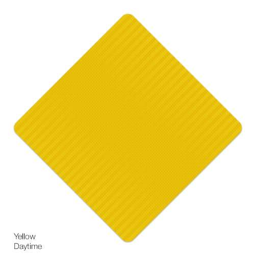 Yellow, Diamond Shaped, OM1-3 Object Marker Sign Panel