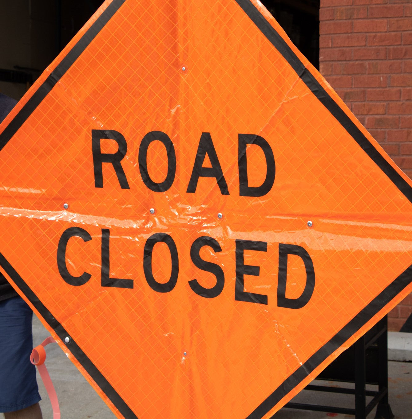 Road Closed Roll Up Sign