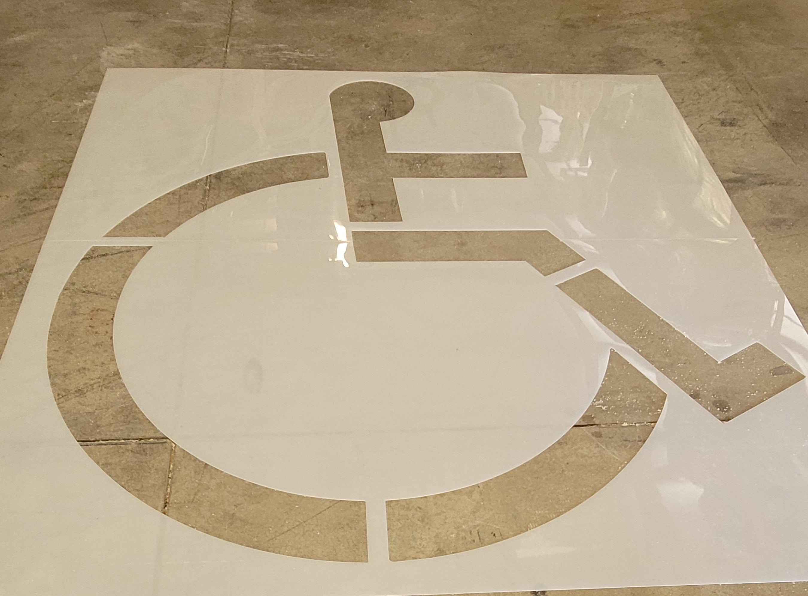 Handicap Stencils — Traffic Depot