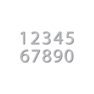 0-9 Single Number - Preformed Thermoplastic Pavement Marking | 4in
