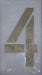 12-inch Number 4 Stencil