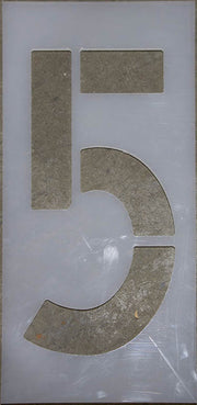 12-inch Number 5 Stencil