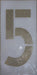 12-inch Number 5 Stencil