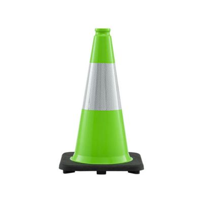 18" Green Cone Refl Enviro Cone