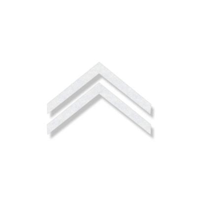 Bike Chevron Only Preformed Thermoplastic Pavement Marking - .090 | 3ft 4in x 3ft 4in