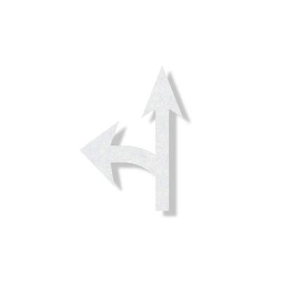 Combo Arrow Elongated Rev* Preformed Thermoplastic Pavement Marking Symbols - .090 | 20ft x 3ft 7in