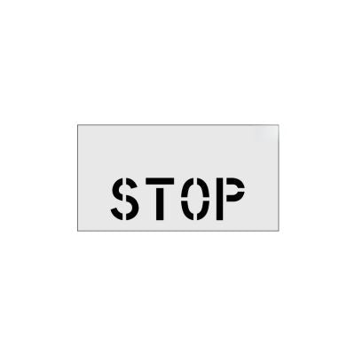 Curb Stop Stencil | 10in x 6ft