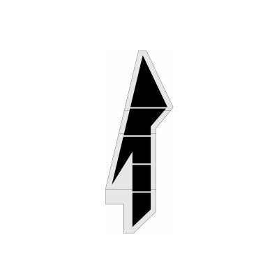 Drop Lane Arrow Stencil | 18ft