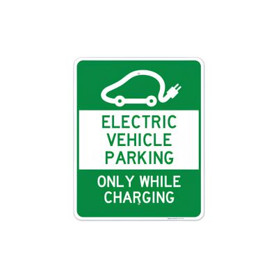 Electric Vehicle High Intensity Prismatic (HIP) Parking Lot Sign |  24in x 30in
