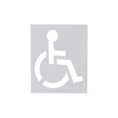 Handicap Symbol (Blue) Pavement Stencil | 39in x 34in