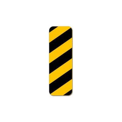 Hazard Marker Right, High Intensity Prismatic (HIP) Sign - BLACK AND YELLOW | 12in x 36in