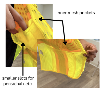 Expandable Mesh 5 Point Breakaway Vest - Large