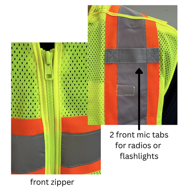 Expandable Mesh 5 Point Breakaway Vest - Large