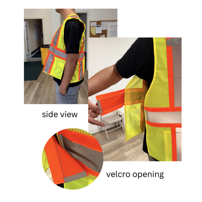 Expandable Mesh 5 Point Breakaway Vest - Large