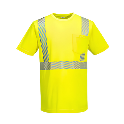 PORTWEST Hi-Vis Segmented Tape Lightweight T-Shirt