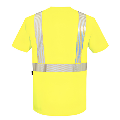 PORTWEST Hi-Vis Segmented Tape Contrast T-Shirt