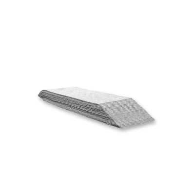 Preformed Thermoplastic Pavement Marking Lines - WHITE | 10in x 3ft