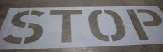 24" STOP Stencil