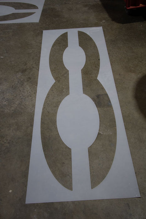 0-9 Single Number Stencils | 6ft/72in