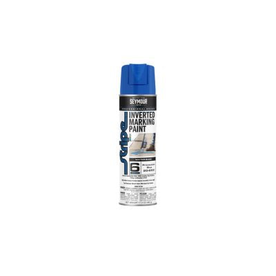 Seymour Stripe 6-Series Inverted Ground Marking Paint, Precaution Blue (17oz)