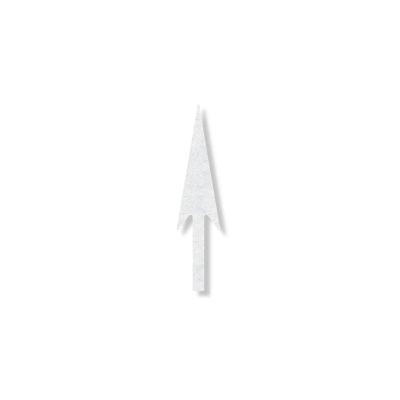 Straight Arrow Elongated Preformed Thermoplastic Pavement Marking | 12ft x 1ft 8in