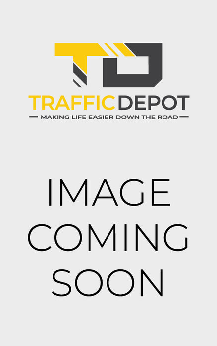 orange and black END ROAD WORK Diamond Grade (DG) Reflective Construction Road Sign image placeholder