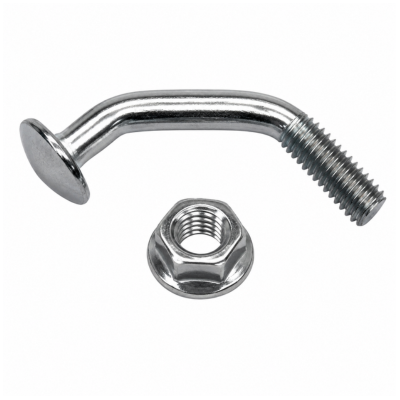Corner Bolt and Serrated Flange Nut Kit 2 1/2" (50 Qty)