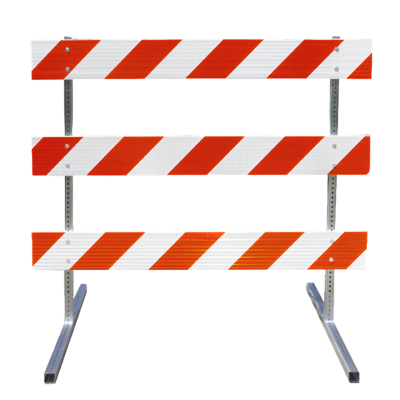 Type III Barricades One Sided Right