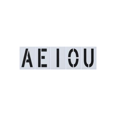 Vowels Stencil Set | 12in