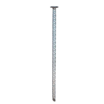 Forged mounting spike with cap, hot dip galvanized | 14in x 0.5in