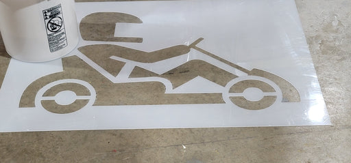 Go Kart Pavement Stencil