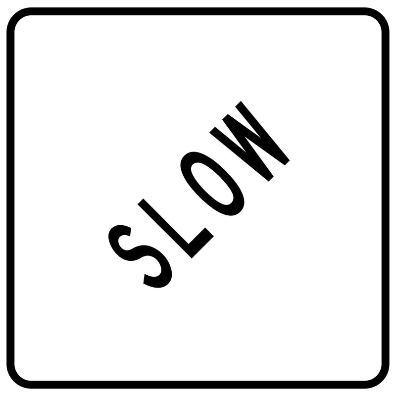 Slow Sign -  30 " x 30 ", Diamond Grade Prismatic (DG3), .080