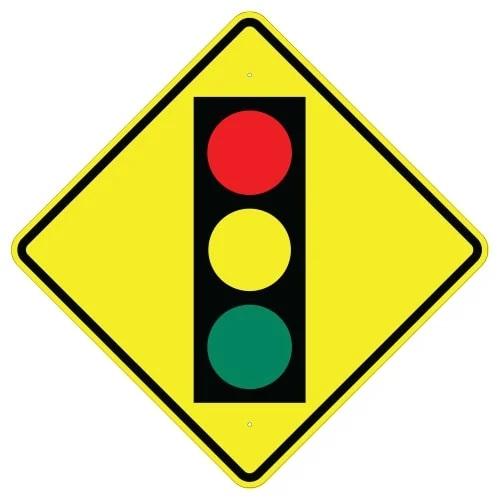 W3-3 Signal Ahead Symbol Sign | 30 