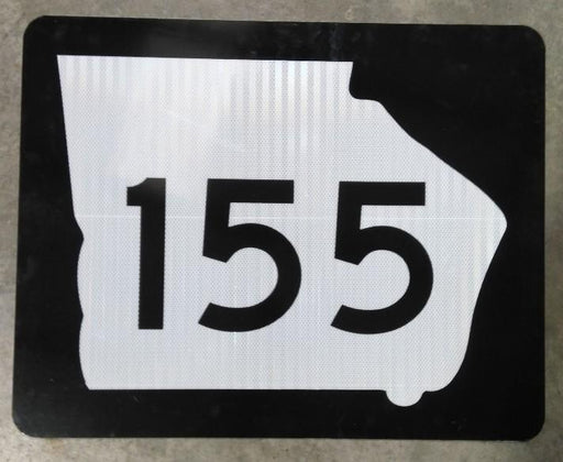 GA STATE GUIDE SIGNS - GA155 black and white MUTCD M1-5