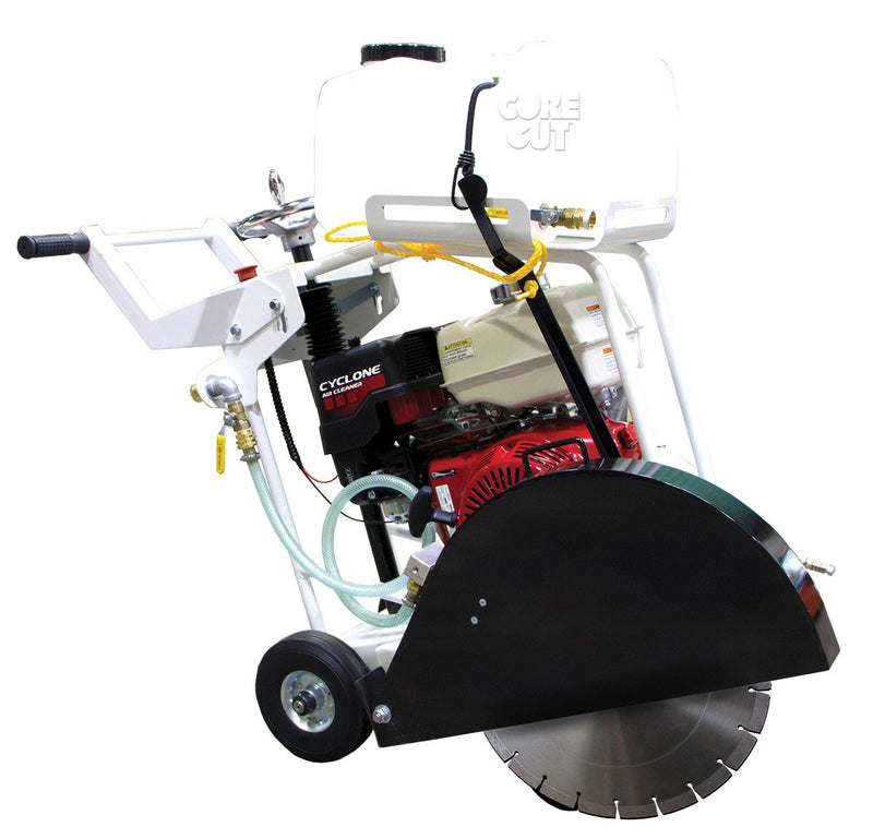5801613 CCE0911H-20 11.7HP HONDA GX390 GAS WALK BEHIND SAW W/20" GUARD Note: USED SN#173149 - CONDITION: LIKE NEW