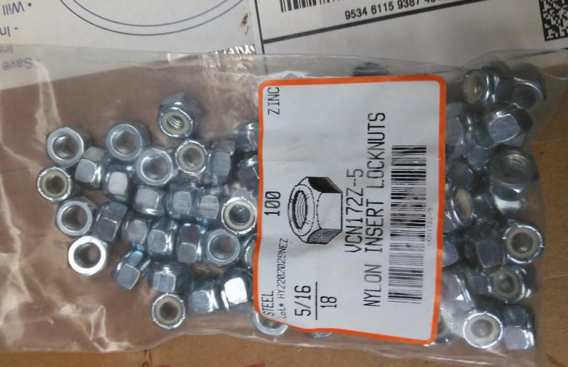 5/16-18 NYLON INSERT LOCK NUT Z