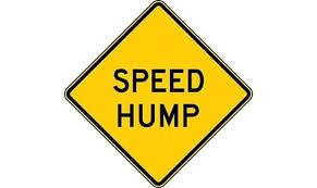 Speed Hump Sign 24 " x 24 ", High Intensity Prismatic (HIP)