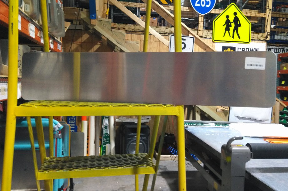 .080 Aluminum Street Sign Blanks | 30" x 6"
