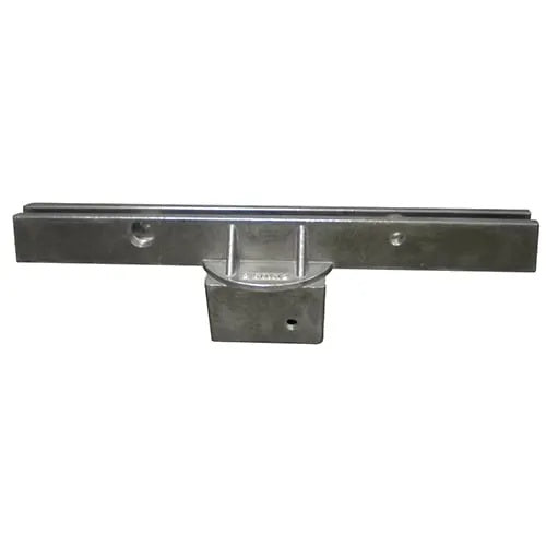 2" Square Post Cap - 12" Flat Street Sign Bracket