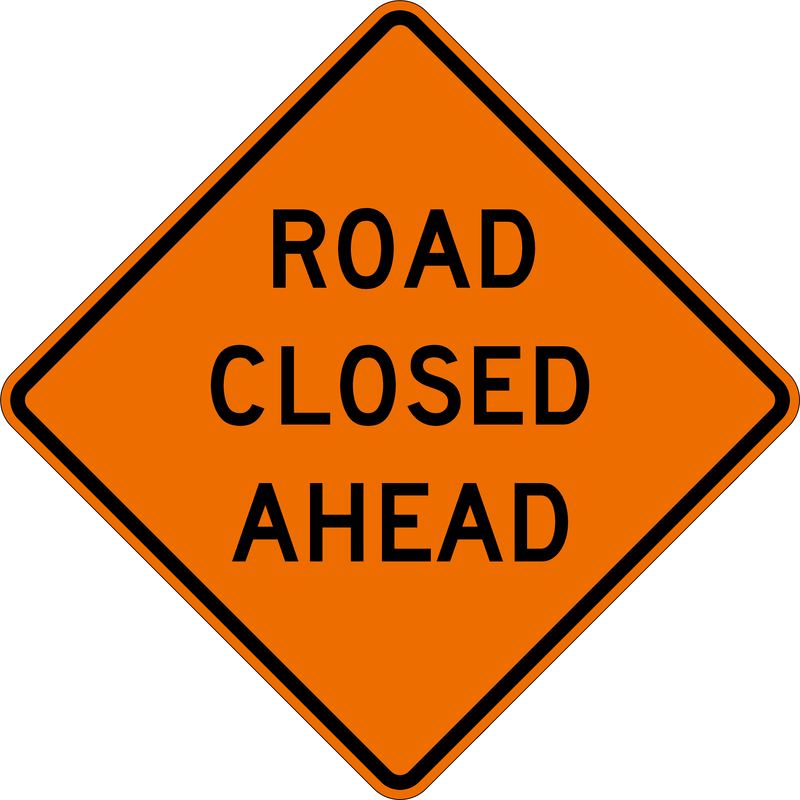 48 " x 48 " Diamond Grade (DGO)- Road Work Ahead