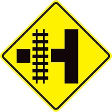 Railroad Crossing, Side Road Sign 36 " x 36 ", High Intensity Prismatic (HIP)