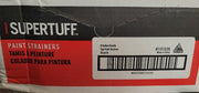 Case of SUPERTUFF DISPOSABLE PAINT FILTER BAG for Paint Strainers 5 Gallon Elastic