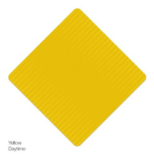 Yellow, Diamond Shaped, OM1-3 Object Marker Sign Panel