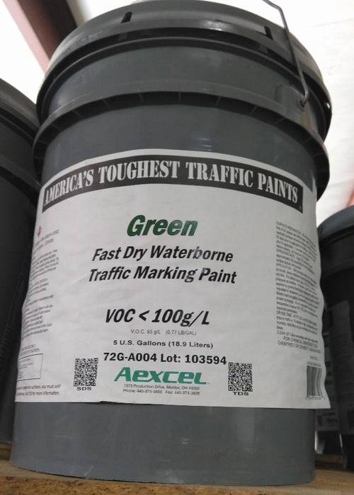 Bucket of Aexcel Fast Dry Waterborne Traffic Marking Paint