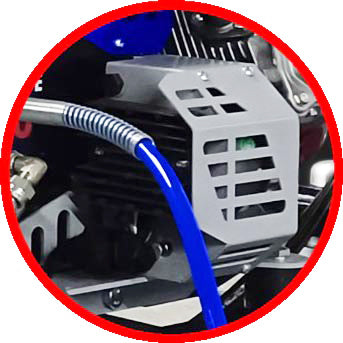 VEZOS PROSTRIPE 400 HD LINEMATIC 5 CHANNEL 2 COLOR 3 GUN + PBS BEAD SYSTEM 2G + PAINT HOPPER DC + FLIPDRIVE