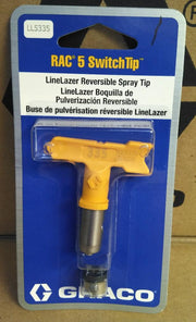Yellow handle, GRACO LINELAZER RAC 5 SwitchTip, 335 PART NUMBER: LL5335 in blue packaging