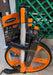 Orange and black Keson Measuring Wheel, Top Reading with Thumb Reset, Molded Spoke, Units: FT and IN