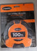 Keson Orange and Black 3X Steel Blade Measuring Tape